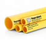 Neproplast  HDPE Pipes PE 80 Pressure 4 Bar Outside Diameter 630 mm Thickness 19.3 mm Color Yellow