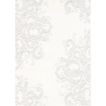 German Wallpaper 10m x 0.53m Off White, Model 10154-31