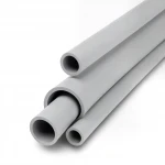 مواسير UPVC الخليجية جدول 40  مقاس ½ إنش سمك 2.77 مم لون رمادي فاتح