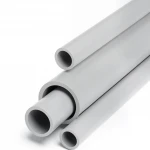 مواسير UPVC الخليجية جدول 40  مقاس ½ 1 إنش سمك 3.68 مم لون رمادي فاتح