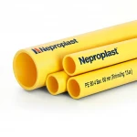 Neproplast  HDPE Pipes PE 80 Pressure 4 Bar Outside Diameter 500 mm Thickness 15.3 mm Color Yellow