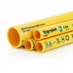 Neproplast  HDPE Pipes PE 80 Pressure 4 Bar Outside Diameter 560 mm Thickness 17.2 mm Color Yellow