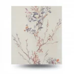 Italian wallpaper, beige color, length 10 m, width 1.06 m, model 7604