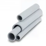 UPVC Pipes 3P Brand Schedule 40  Size 3 inch Thickness 5.49 mm  light Gray Colour