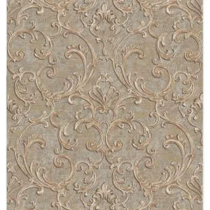 Italian Wallpaper Classic Design 10mx0.70m Brown, Model 14043