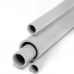 مواسير UPVC الخليجية جدول 80  مقاس 1 إنش سمك 4.55 مم لون رمادي فاتح
