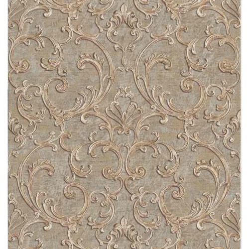Italian Wallpaper Classic Design 10mx0.70m Brown, Model 14043