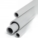 مواسير UPVC الخليجية جدول 80  مقاس ¼ 1 إنش سمك 4.85 مم لون رمادي فاتح