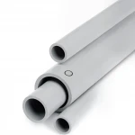 UPVC Pipes 3P Brand Schedule 80  Size 2 inch Thickness 5.54 mm  light Gray Colour
