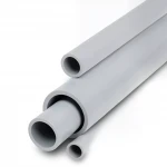 مواسير UPVC الخليجية جدول 80  مقاس ½ 2 إنش سمك 7.01 مم لون رمادي فاتح
