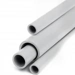 مواسير UPVC الخليجية جدول 80  مقاس 4 إنش سمك 8.56 مم لون رمادي فاتح
