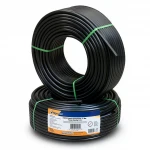 أنابيب HDPE نيبروبلاست PE 80 ضغط 10 بار قطر خارجي 40 مم سمك 3 مم لون اسود