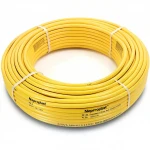 أنابيب HDPE نيبروبلاست PE 80 ضغط 3.2 بار قطر خارجي 125 مم سمك 3.1  مم لون أصفر 