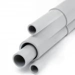 مواسير UPVC الخليجية جدول 80  مقاس ½ 1 إنش سمك 5.08 مم لون رمادي فاتح