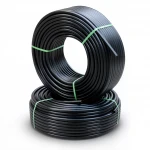 أنابيب HDPE نيبروبلاست PE 80 ضغط 10 بار قطر خارجي 110 مم سمك 8.1 مم لون اسود