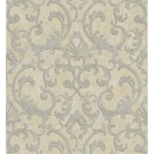 Italian Wallpaper Classic Design 10mx0.70m Bige Color, Model 14047