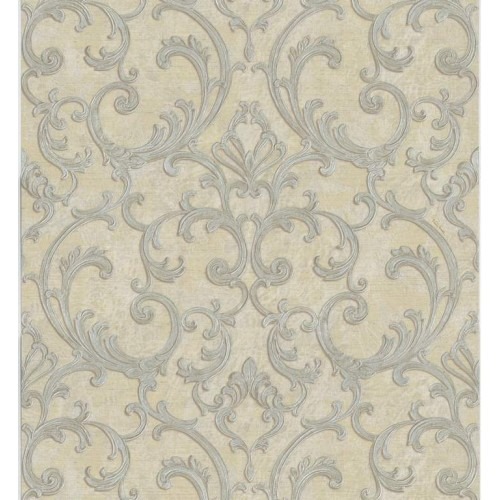 Italian Wallpaper Classic Design 10mx0.70m Bige Color, Model 14047