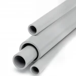 UPVC Pipes 3P Brand Schedule 80  Size 8 inch Thickness 12.7 mm  light Gray Colour