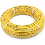 أنابيب HDPE نيبروبلاست PE 80 ضغط 10 بار قطر خارجي 40 مم سمك 3 مم لون أصفر 