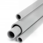 مواسير UPVC الخليجية جدول 80  مقاس ¼ 1 إنش سمك 4.85 مم لون رمادي فاتح
