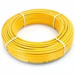 أنابيب HDPE نيبروبلاست PE 80 ضغط 10 بار قطر خارجي 32 مم سمك 2.4 مم لون أصفر 
