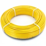 أنابيب HDPE نيبروبلاست PE 80 ضغط 10 بار قطر خارجي 40 مم سمك 3 مم لون أصفر 