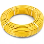 أنابيب HDPE نيبروبلاست PE 80 ضغط 10 بار قطر خارجي 50 مم سمك 3.7 مم لون أصفر 