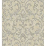 Italian Wallpaper Classic Design 10mx0.70m Bige Color, Model 14047
