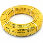 أنابيب HDPE نيبروبلاست PE 80 ضغط 10 بار قطر خارجي 110 مم سمك 8.1 مم لون أصفر 
