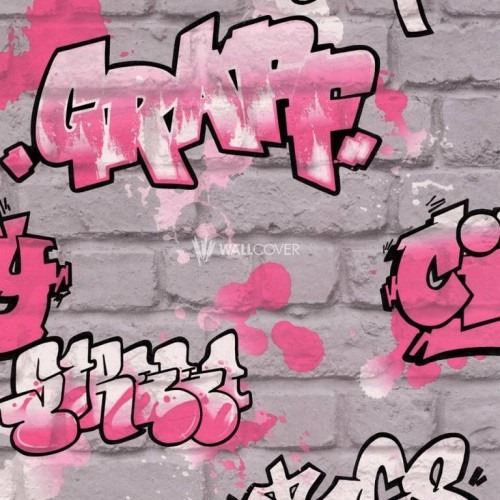 ورق حائط الماني شبابي واطفال 10 م× 0.53 م، لون زهري، موديل 237818