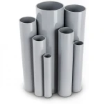 UPVC Pipes Size 5 Inch Thickness 2.62 mm Gray Color
