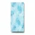 Leaf patterned wall decoration, cyan color, length 10 m, width 0.53 m, model 02579-20