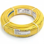 أنابيب HDPE نيبروبلاست PE 80 ضغط 10 بار قطر خارجي 75 مم سمك 5.6 مم لون أصفر 
