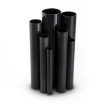 مواسير UPVC ضغط 9 بار قطر خارجي 60.2 مم سمك 2.5 مم لون اسود