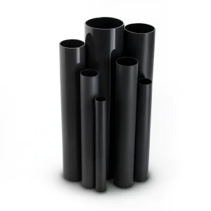 مواسير UPVC ضغط 9 بار قطر خارجي 60.2 مم سمك 2.5 مم لون اسود