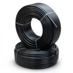 أنابيب HDPE PE 63 ضغط 10 بار قطر خارجي 25 مم سمك 2.3 مم لون أسود