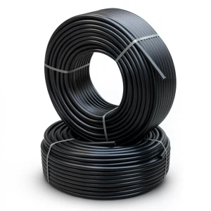 أنابيب HDPE PE 63 ضغط 10 بار قطر خارجي 25 مم سمك 2.3 مم لون أسود