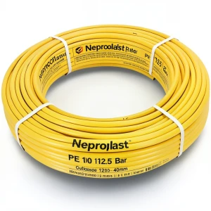 Neproplast HDPE Pipes PE 100 Pressure 12.5 Bar Outside Diameter 40 mm Thickness 3 mm Yellow | NEPROPLAST