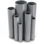 UPVC Pipes Nominal Pressure 9 Bar Outside Diameter 60.5 mm Thickness 3.0 mm Gray