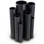 مواسير UPVC 2 إنش ضغط 9 بار قطر خارجي 60.5 مم سمك 3.0 مم لون اسود