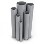 UPVC Pipes Outside Diameter 168.28 mm Thickness 3.88 mm Gray