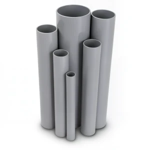 UPVC Pipes Outside Diameter 168.28 mm Thickness 3.88 mm Gray