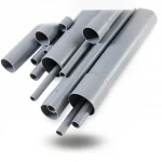 مواسير UPVC الراجحي ضغط 10 بار  قطر خارجي 200 مم سمك 9.6 مم لون رمادي