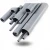 UPVC Pipes Al-Rajhi Nominal Pressure 10 Bar Outside Diameter 200 mm Thickness 9.6 mm Gray Colour