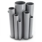 مواسير UPVC مقاس 3 إنش سمك 2.34 مم لون رمادي