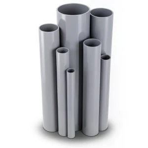 UPVC Pipes 4 Inch Thickness 3.07 mm Gray Color