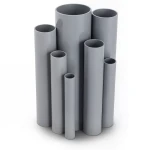 مواسير UPVC مقاس 5 إنش سمك 3.88 مم لون رمادي