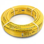 أنابيب HDPE PE 100 ضغط 12.5 بار قطر خارجي 63 مم سمك 4.7 مم لون أصفر | نيبروبلاست