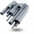 UPVC Pipes Al-Rajhi Nominal Pressure 6 Bar Outside Diameter 140 mm Thickness 4.1 mm Gray Colour