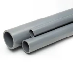 UPVC Pipes Schedule 40 Size 6 Inch Thickness 7.11 mm Gray